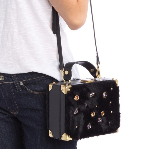 🔥FINAL PRICE🔥NEW SAM EDELMAN PLUSH TRUNK BAG - Picture 3 of 8